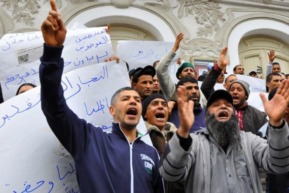 Tunisians protest after self-immolation