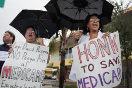 Activists Demonstrate Against Proposes Cuts To Medicare