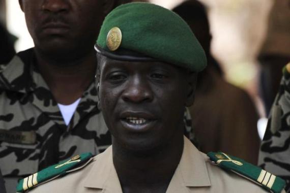 Malian junta leader, Captain Amadou Sano