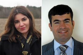 Composite image of Farah Ali and Ali Kurdistani for Iraq recollections story