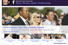 front page of Yahoo on Feb 25