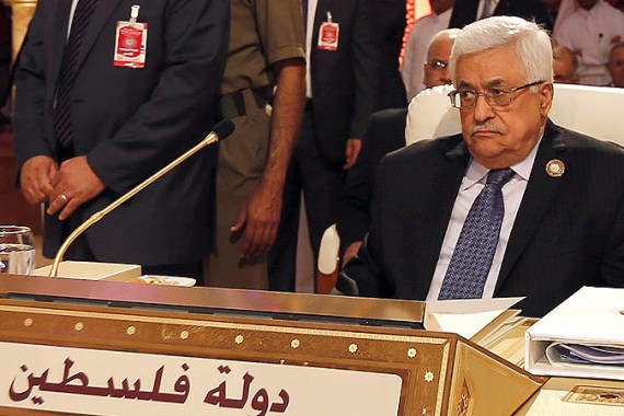 Palestinian Authority president Mahmud Abbas