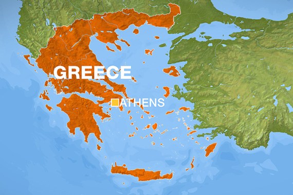 Greece Athens map