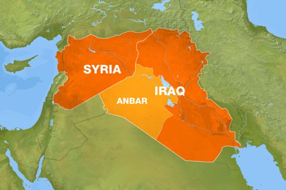 Iraq Syria Anbar Map