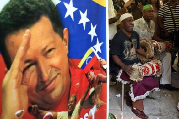 AFROCUBAN RITUAL IS CELEBRATED IN HAVANA FOR CHAVEZ RECOVERY