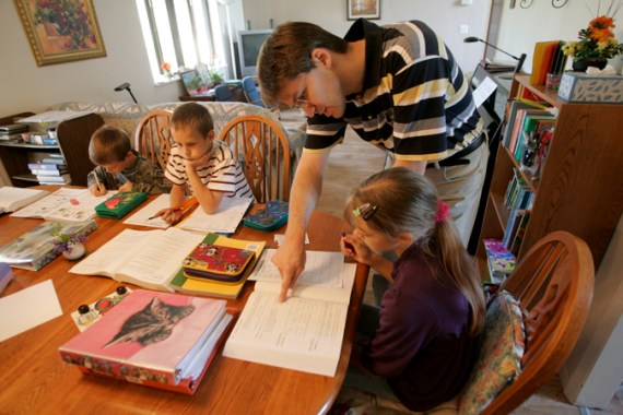 German homeschooling family