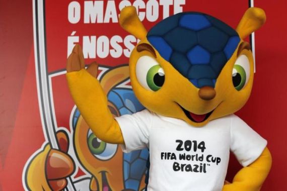 The official 2014 World Cup mascot is presented in Rio de Janeiro