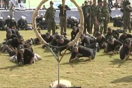 Hamas military drills in Gaza draw objections