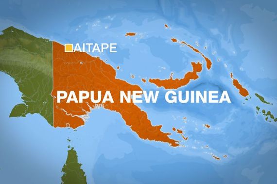 Papua New Guinea - Aitape map