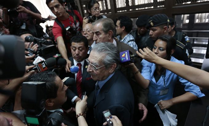 Guatemala former dictator trial