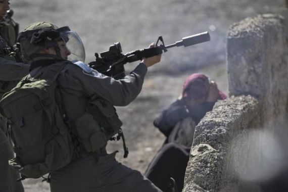 Clashes near Israeli military prison Ofer