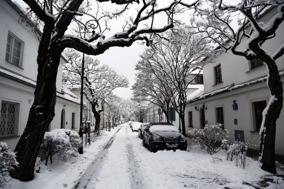Snow in Poland