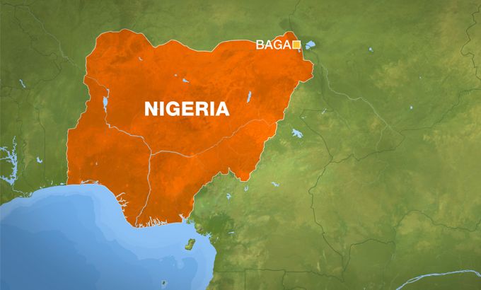 Nigeria Baga map