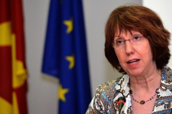 High Representative of EU for Foreign Affair and Security Police Catherine Ashton in Skopje