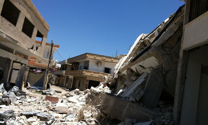 Inside Syria :Al- Qusayr''s Town Hall