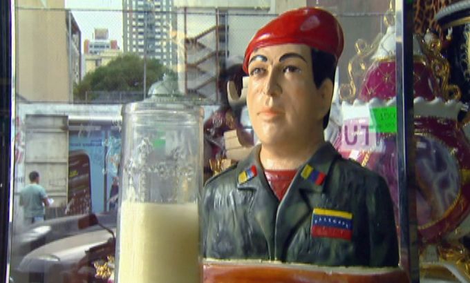 Chavez''s cult figure shaping Venezuela polls