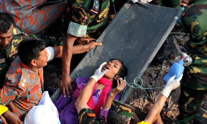 Survivor found in Bangladesh rubble