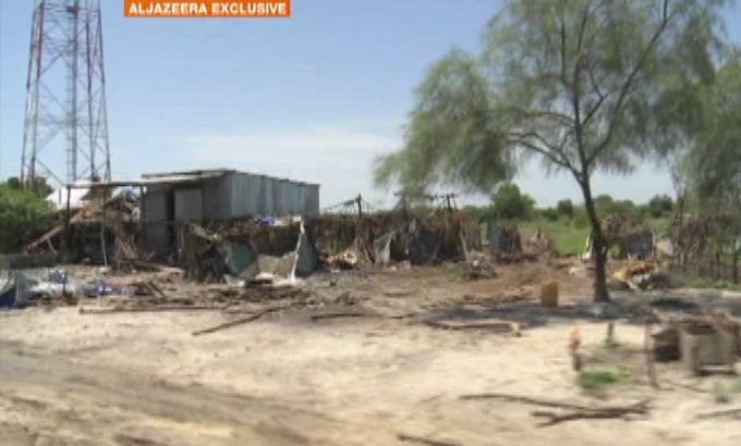 South Sudan town destroyed