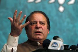 Newly elected Pakistani prime minister Nawaz Sharif has asked the US to refrain from drone attacks [Reuters]