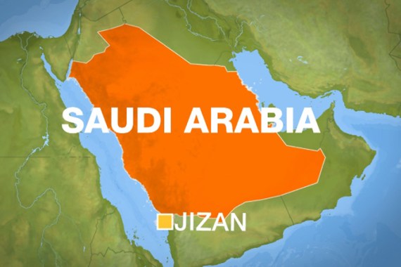 Saudi map - Jizan