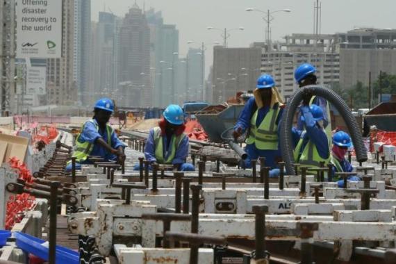 UAE-SOCIAL-WORKERS-STRIKE