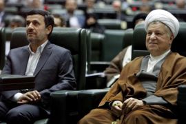 Mahmoud Ahmadinejad, Akbar Hashemi Rafsanjani
