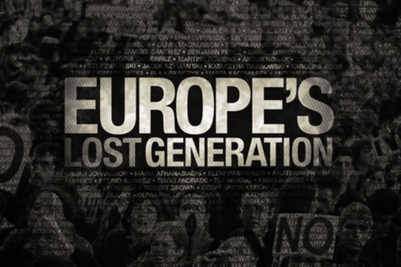 Al Jazeera magazine cover - Europe''s lost generation