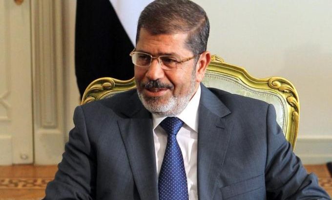 Egyptian President Mohamed Morsi meets with Secretary General of the Organization of The Islamic Conference (OIC), Ekmeleddin Ihsanoglu