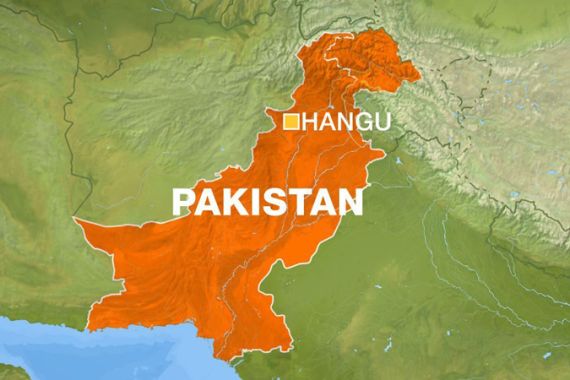 Hangu Province Pakistan map