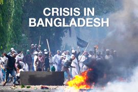 Crisis in Bangladesh spotlight graphics