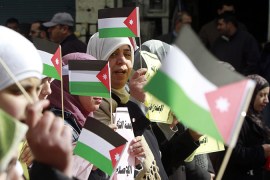 Jordan women protest