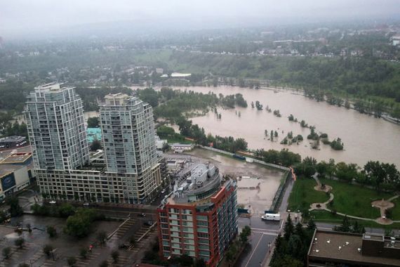 Canada and France floods