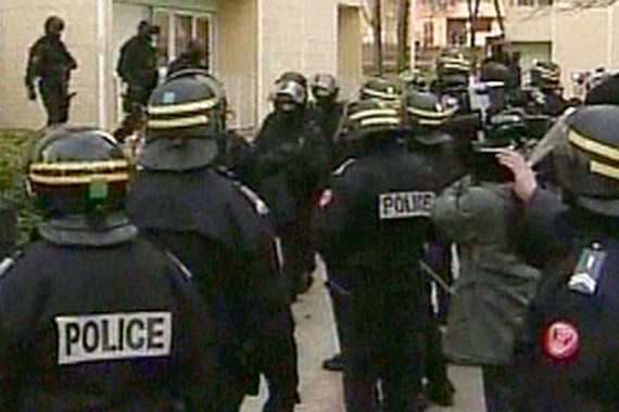 French police detained 9 suspects
