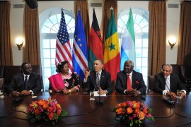 Obama meets with African leaders
