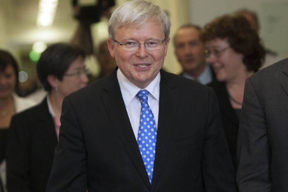 Australia PM kevin Rudd