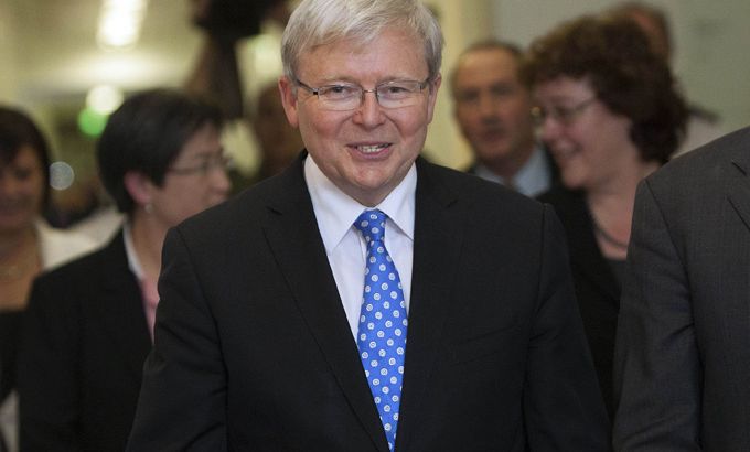 Australia PM kevin Rudd