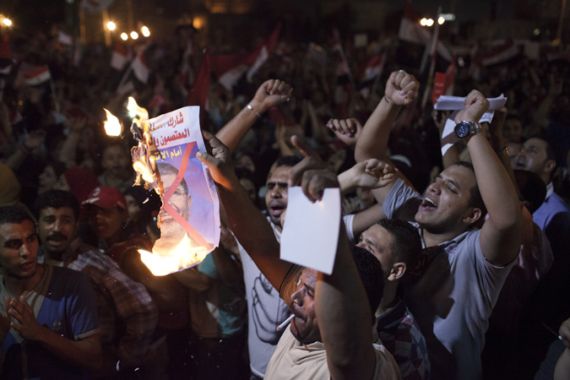 Protesters Rally Against President Morsi In Tahrir Square