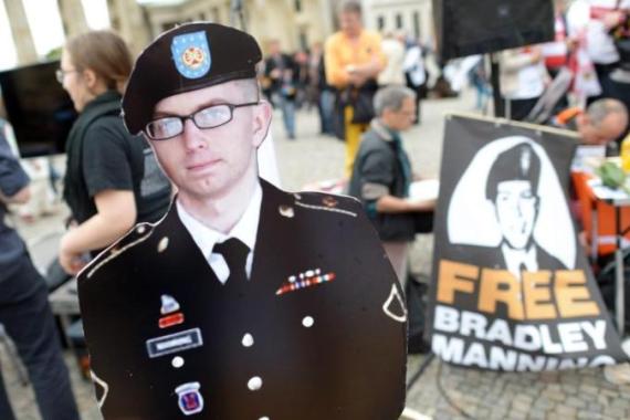Demonstration of Alliance for Bradley Manning
