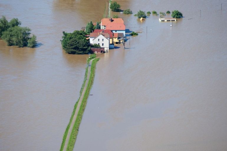 Flooding hits Europe