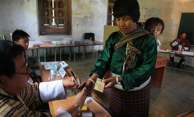 Bhutan voters