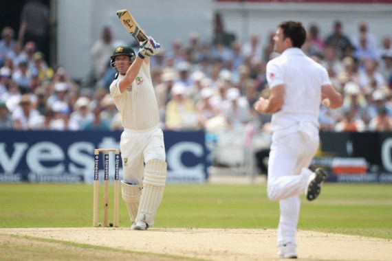 England win first test