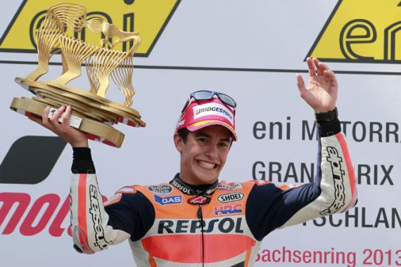 Marquez wins moto gp