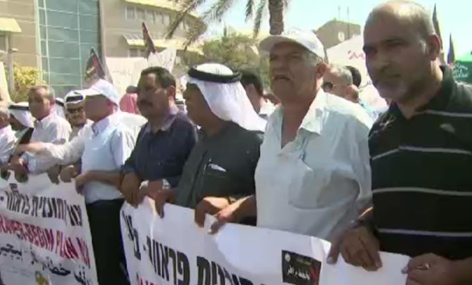 Bedouins march against Israel''s eviction plan