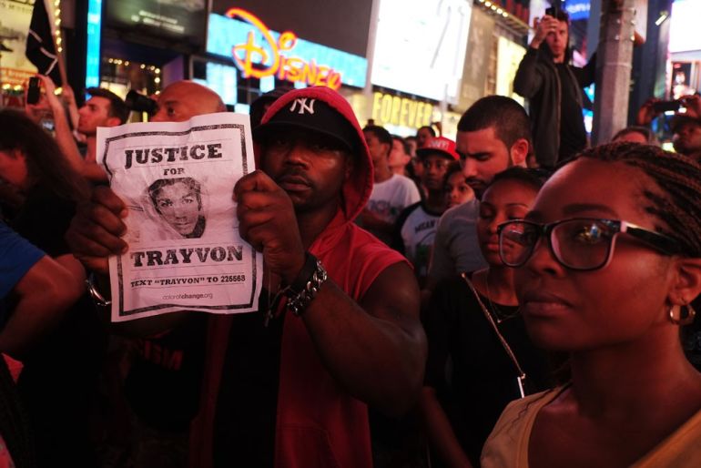''Justice for Trayvon'' protest in NYC