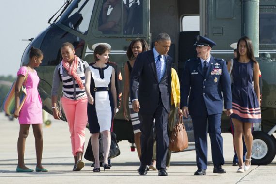 obama leaving for tanzania