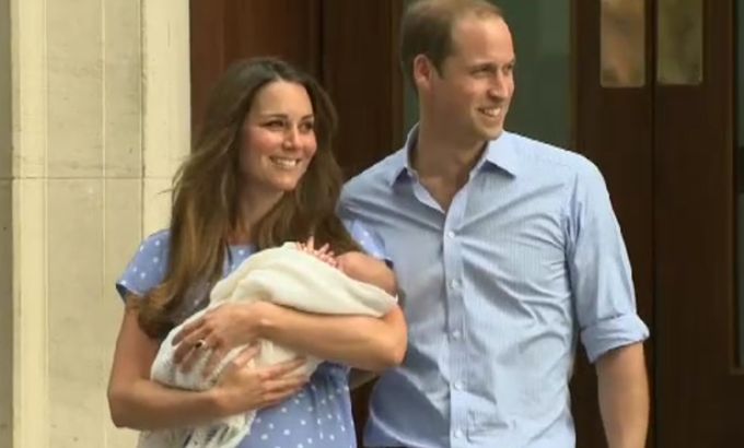 Britain celebrates new royal baby