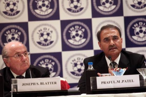 FIFA President Blatter in India