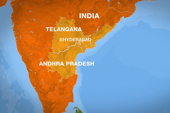 MAP: India | Telangana