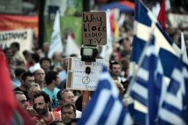 GREECE-ECONOMY-MEDIA-RALLY