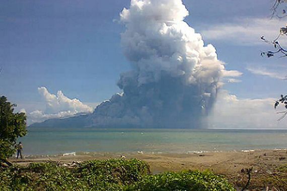 Indonesian eruption